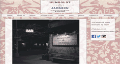 Desktop Screenshot of humboldtandjackson.com